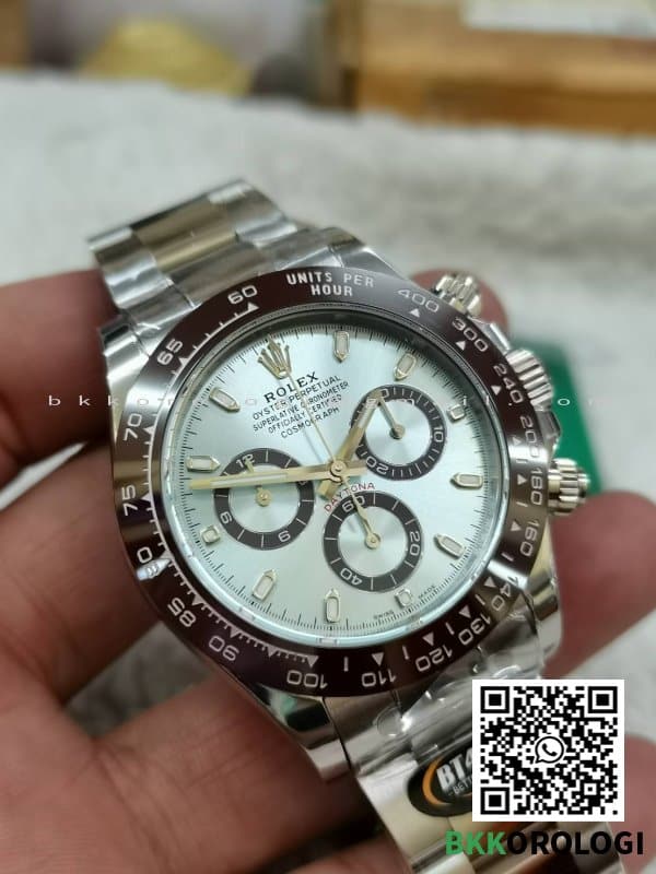 Rolex Daytona Platinum 116506 Super Clone - immagine 7