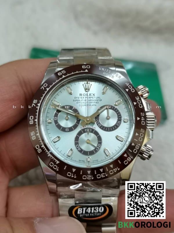 Rolex Daytona Platinum 116506 Super Clone - immagine 9