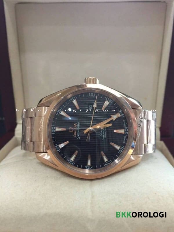 Omega Seamaster Aqua Terra 150M Oro Rosa Quadrante Nero