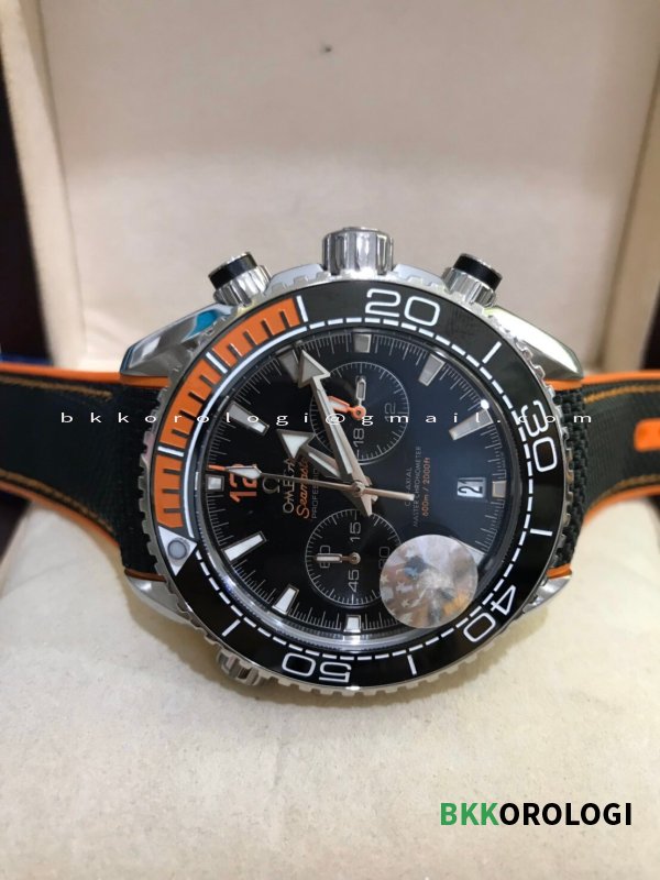 Omega Seamaster Planet Ocean 600M Ghiera Arancione e Nera